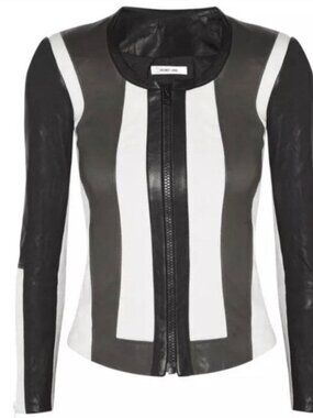 Helmut Lang Women's Black and White Jacket